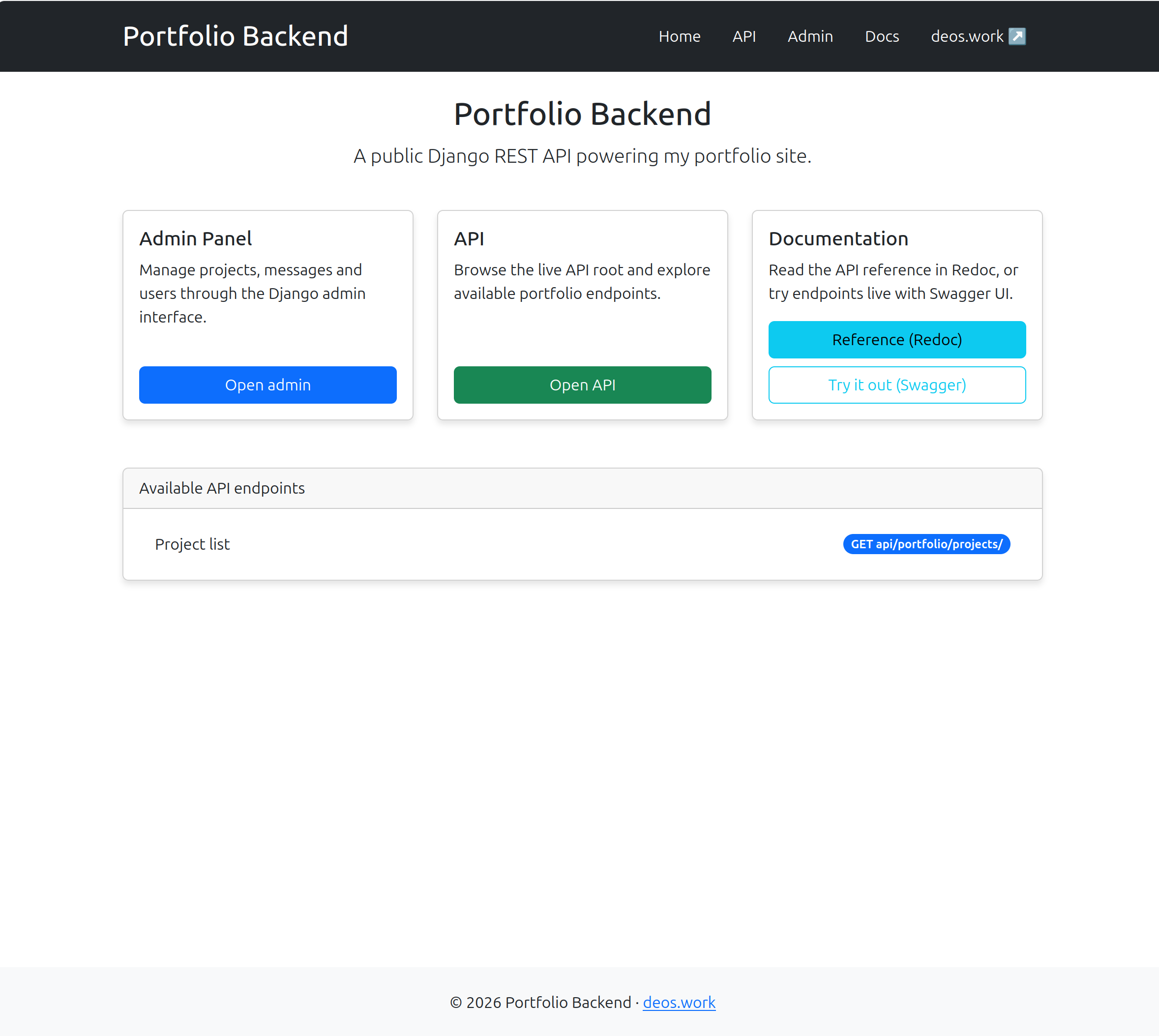 Portfolio item
