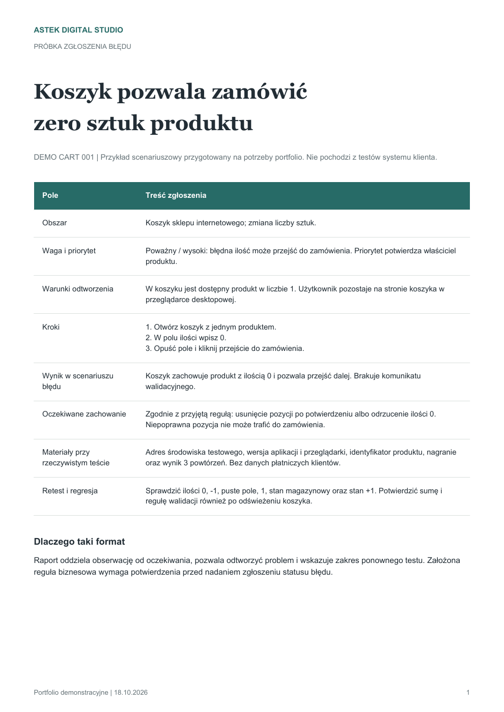 Portfolio item