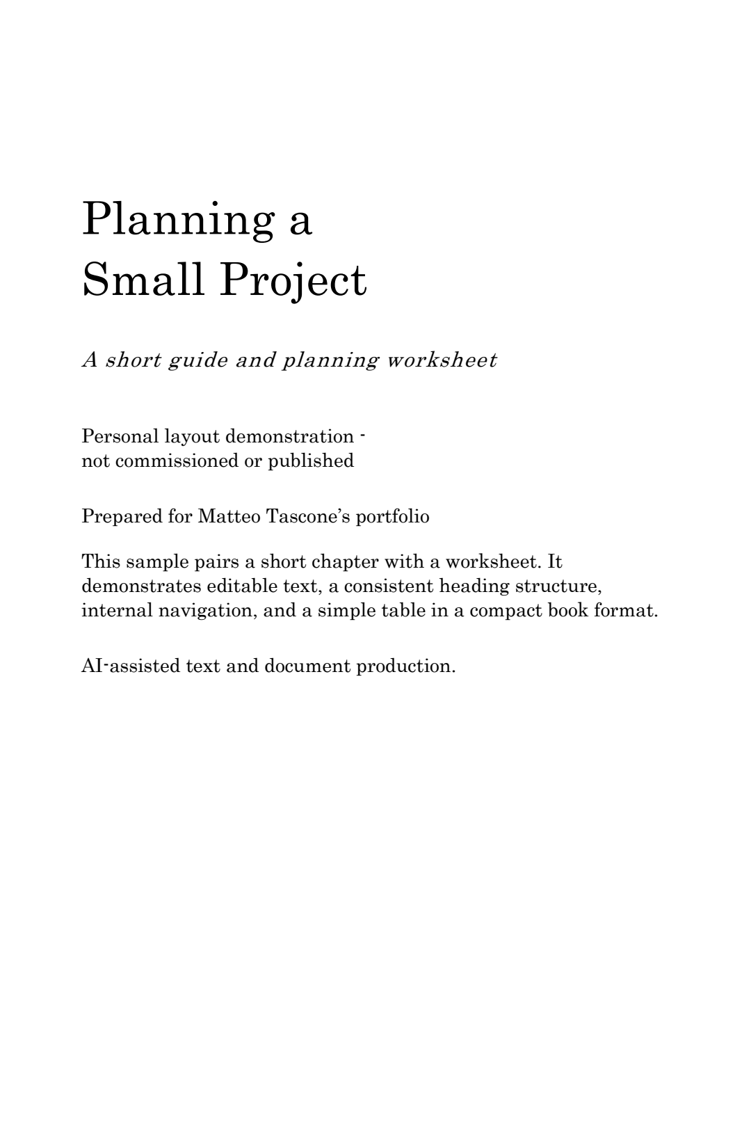 Portfolio item