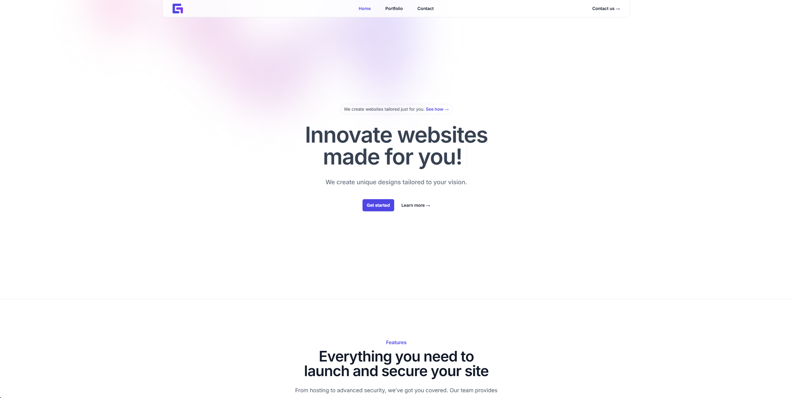 Portfolio item
