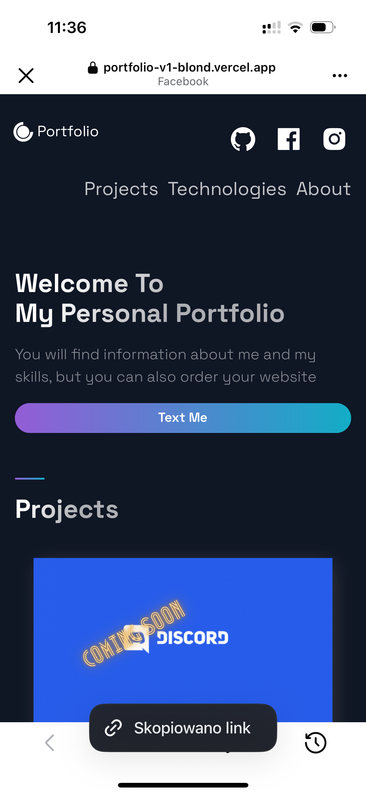 Portfolio item