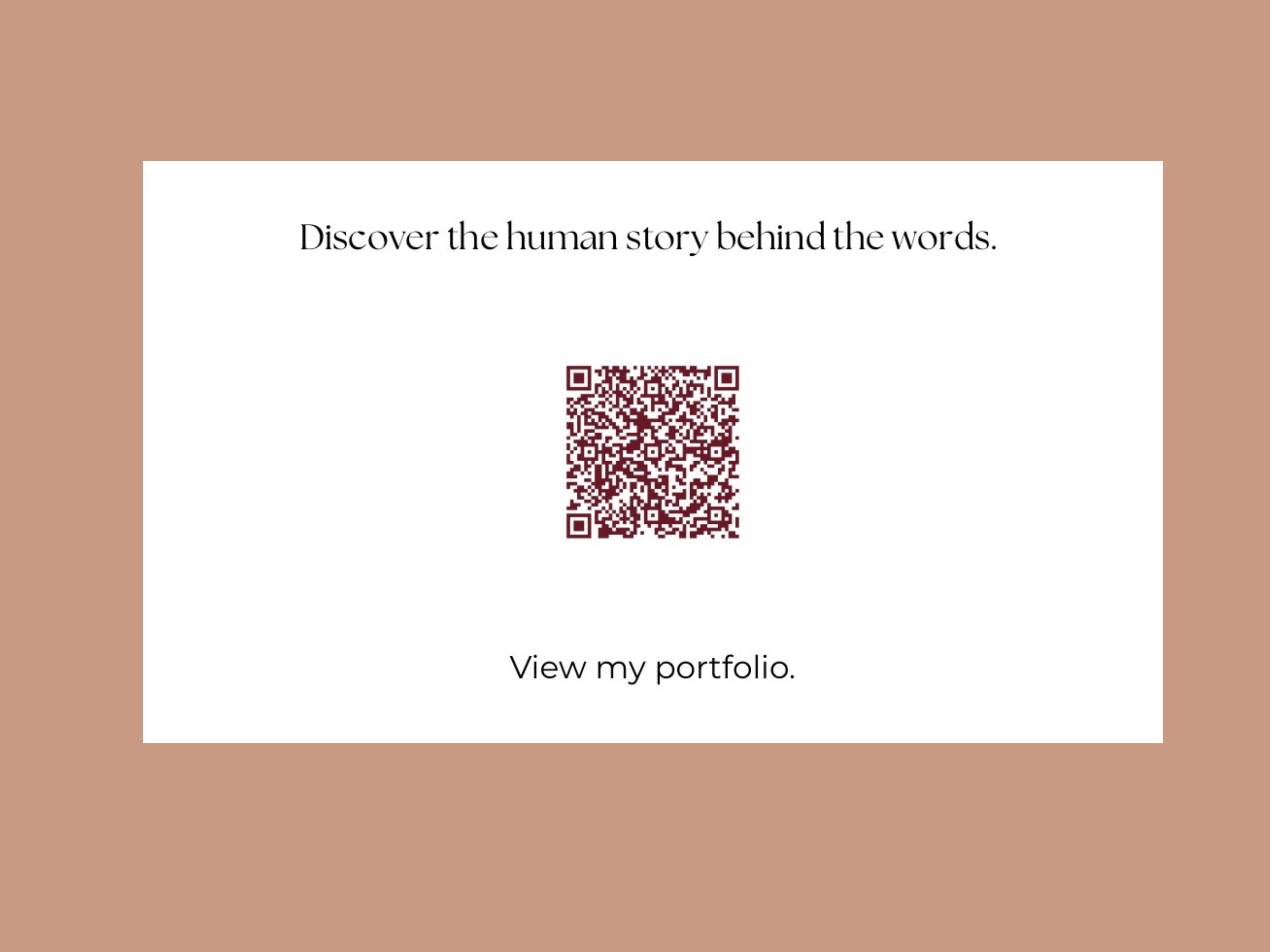 Portfolio item