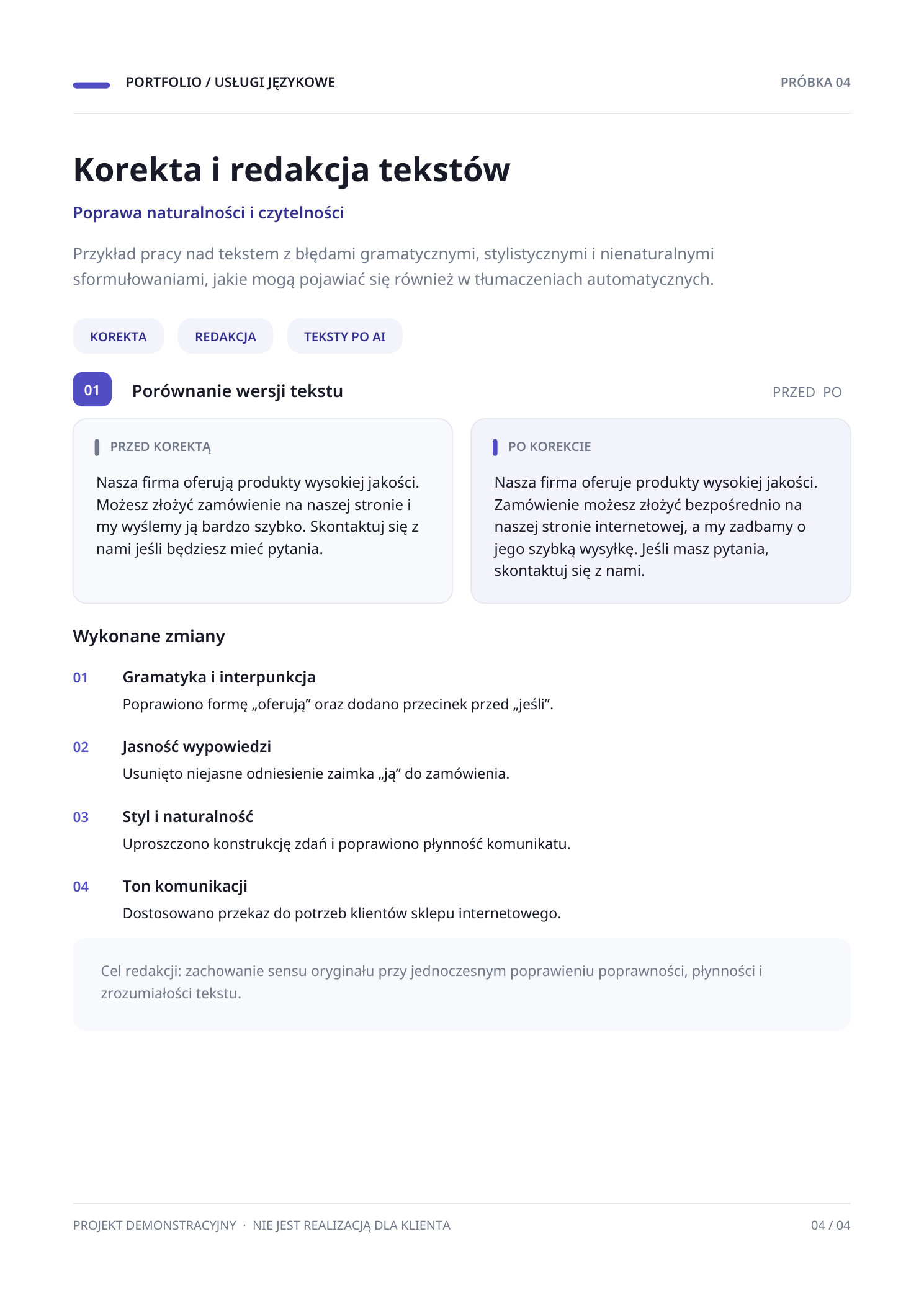 Portfolio item