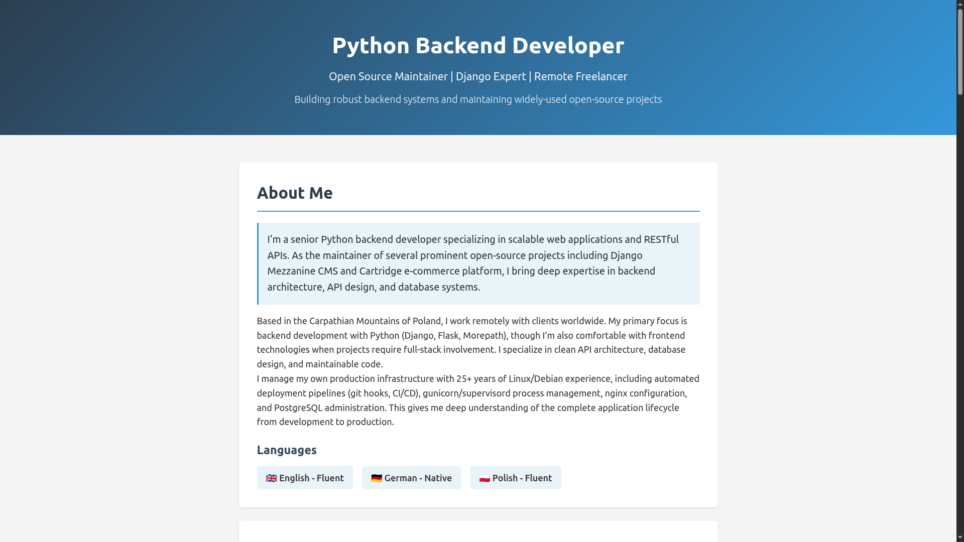 Portfolio item