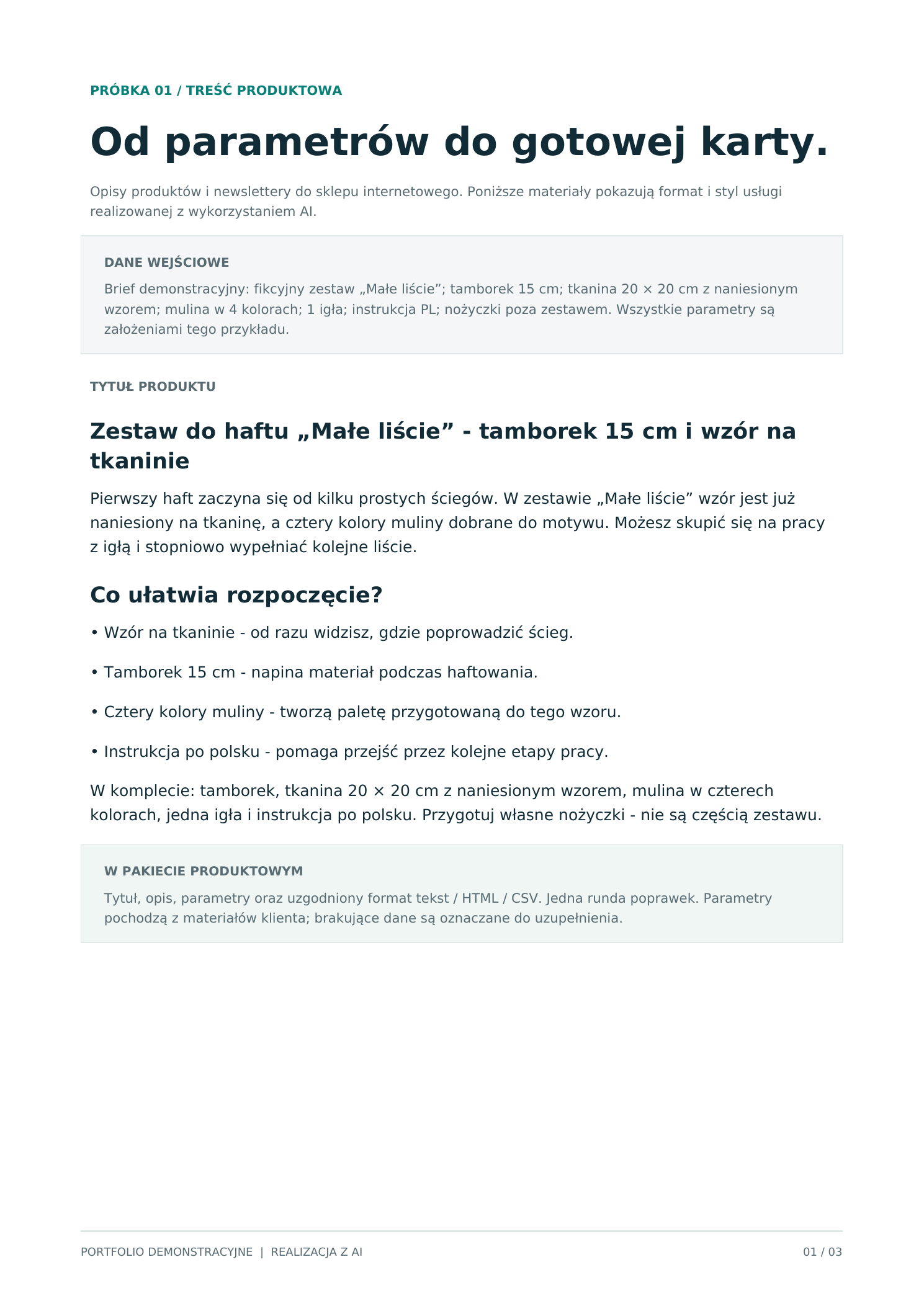 Portfolio item