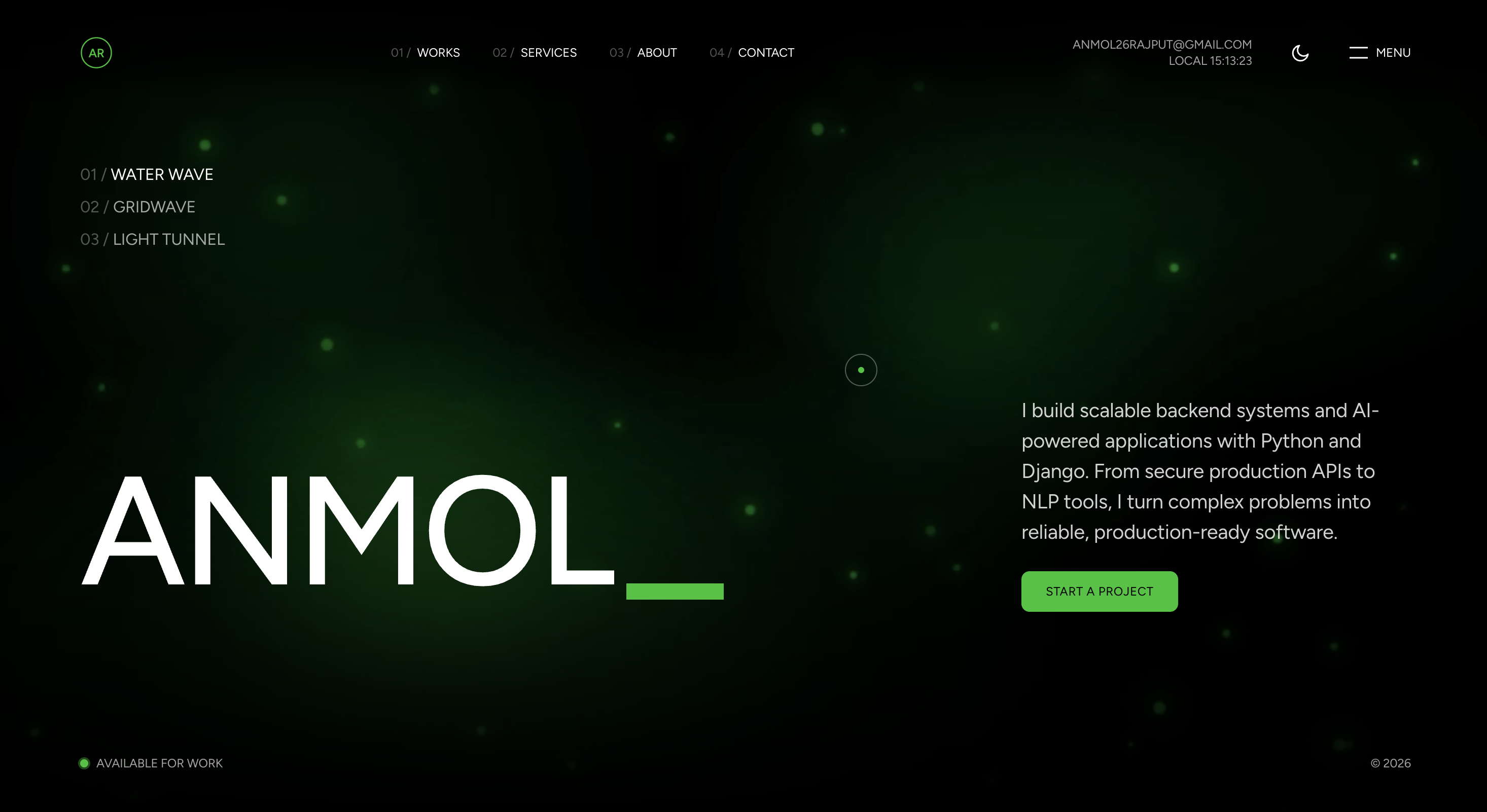 Portfolio item